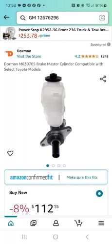 Dorman M630705 Brake Master Cylinder For Select Toyota Models, US $70.00, image 7