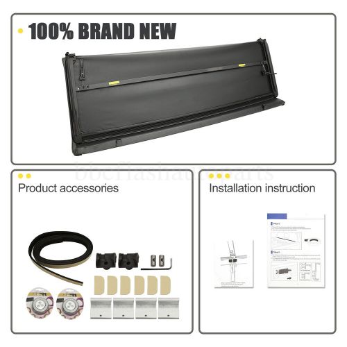 For 2005-2012 dodge dakota truck bed cover 5&#039;3&#034; soft tri-fold tonneau cover