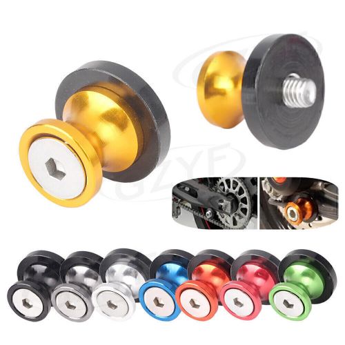 Pair 8mm CNC Swingarm Spools For BMW S1000RR 2009-2014 Kawasaki Z800 Z1000 ZX6R, US $11.27, image 3