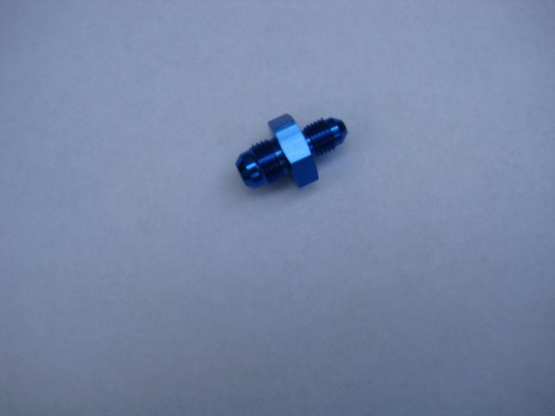 Nos/nitrous/nx/zex/edelbrock/holley/ 4an x 6an blue union flare fitting #17060 