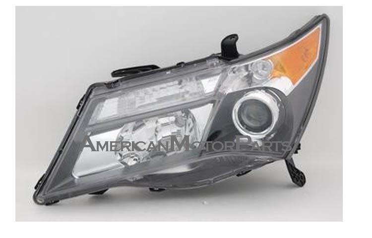 Driver side replacement headlight w/ technology package 07-09 acura mdx