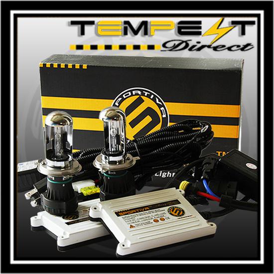 Hid h4 h13 9004 9007 xenon high low 55w ac slim conversion kit w/ relay harness 