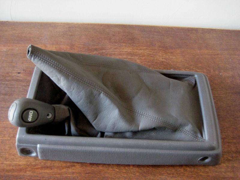 2003 toyota tacoma center consol shift boot 4wd 4x4 button - shifter 03 leather 