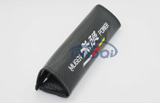 A Pair Mugen Sports carbon fiber Seat belt Cover Shoulder Pad Pads For Honda, US $14.88, image 2