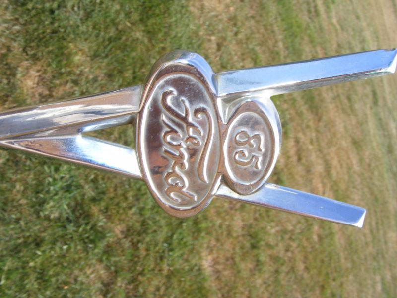 1937 FORD TRUCK PICKUP HOOD SIDE EMBLEMS 85HP (PAIR) NICE USED SCRIPT BADGE, US $149.99, image 7