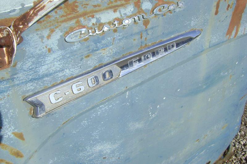 1962 62 ford cabover coe c-600 badges good pair 1961 61 1963 63
