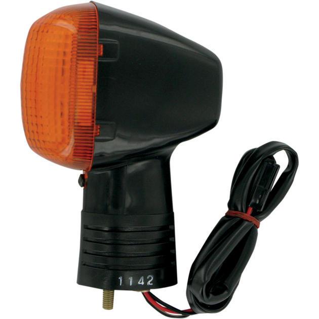 K&s dot turn signal d/f front left black amber fits honda cbr600f3 1997-1998