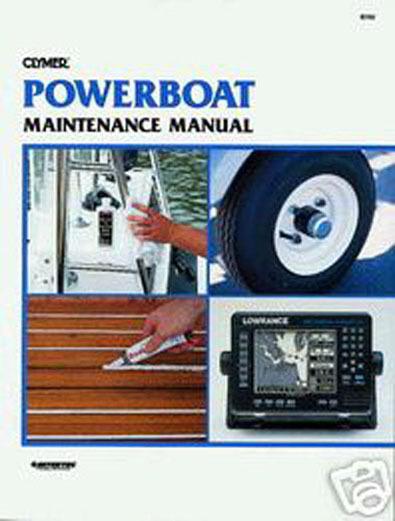 Clymer power boat basic maintenance guide shop manual