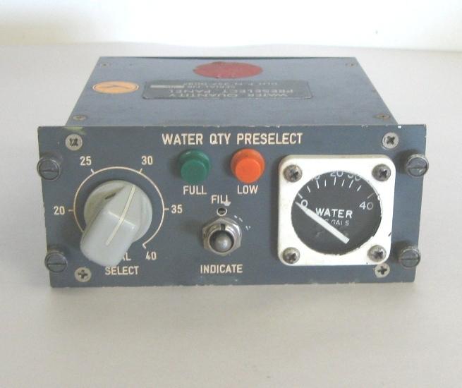Dlh aircraft water control panel p/n 357-0087