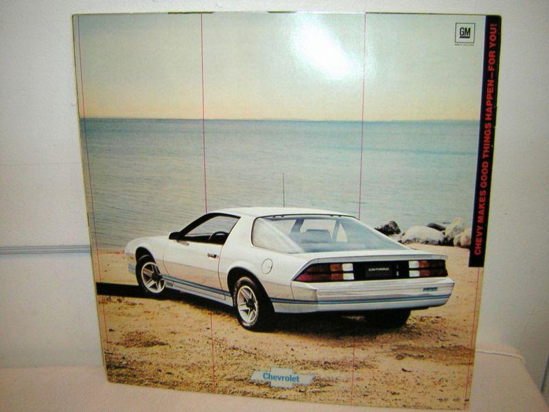Find **1982 CHEVROLET CAMARO SALES BROCHURE/CATALOG ORIGINAL** in
