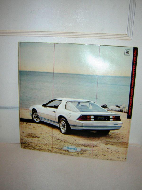 Find **1982 CHEVROLET CAMARO SALES BROCHURE/CATALOG ORIGINAL** in