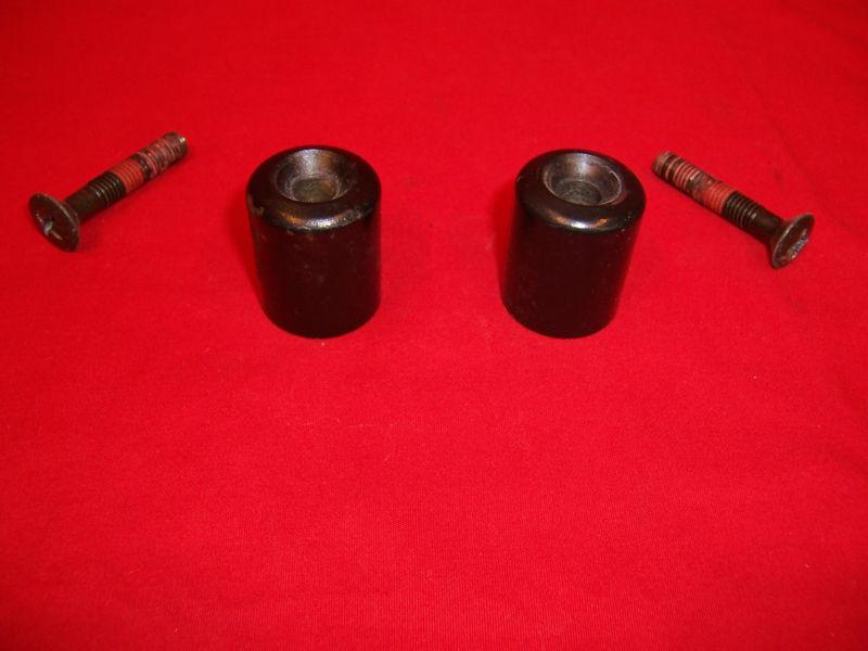 94 - 09 kawasaki ninja ex 500 oem bar ends weights & screws only 876 miles