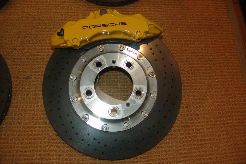Porsche 997 Turbo Brakes PCCB Carbon Ceramic Caliper & Rotors PCCB, US $9,499.99, image 2