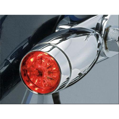 36664 kuryakyn 2502 super bright led strut mount red mini bullets for harley fxs