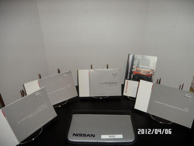 2005 nissan murano oem owners manual--fast free shipping to all 50 states