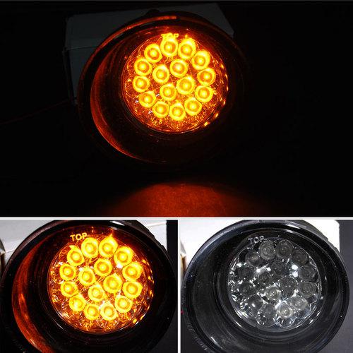 04-13 Titan 04-07 Armada Twin Halo LED Smoked Projector Headlights+LED Fog Light, US $199.99, image 4