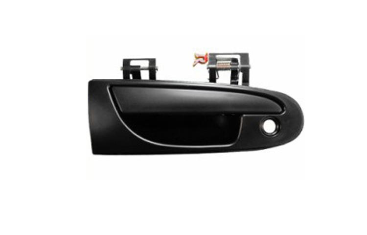 Right replacement outside front door handle w/ keyhole mitsubishi dodge chrysler