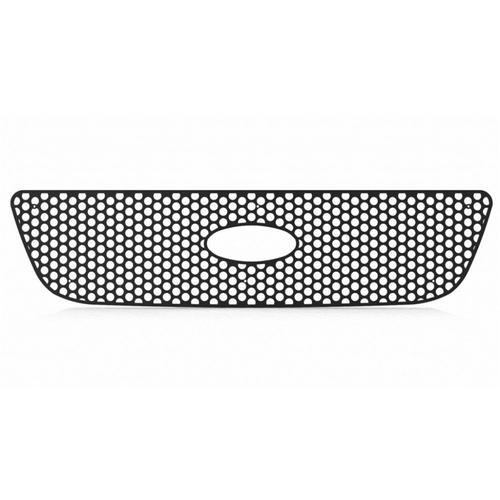 Ford f150 99-03 honeycomb-style circle punch black powdercoat truck grill add-on