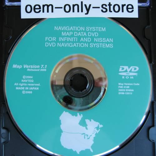 2006 2007 2008 nissan infiniti fx35 fx45 fx navigation map data disc cd dvd oem