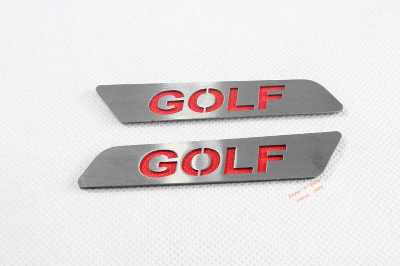 2 pcs red chrome seat lift wrench insert trim for vw golf mk5 mk6 gti 2006-2012