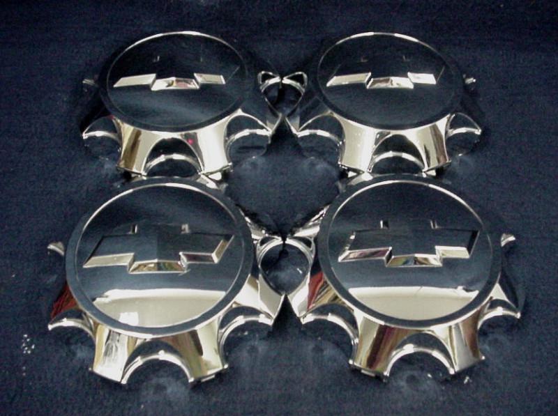 Chevy silverado 2500 3500 pickup 11-13 chrome center caps - set of 4 