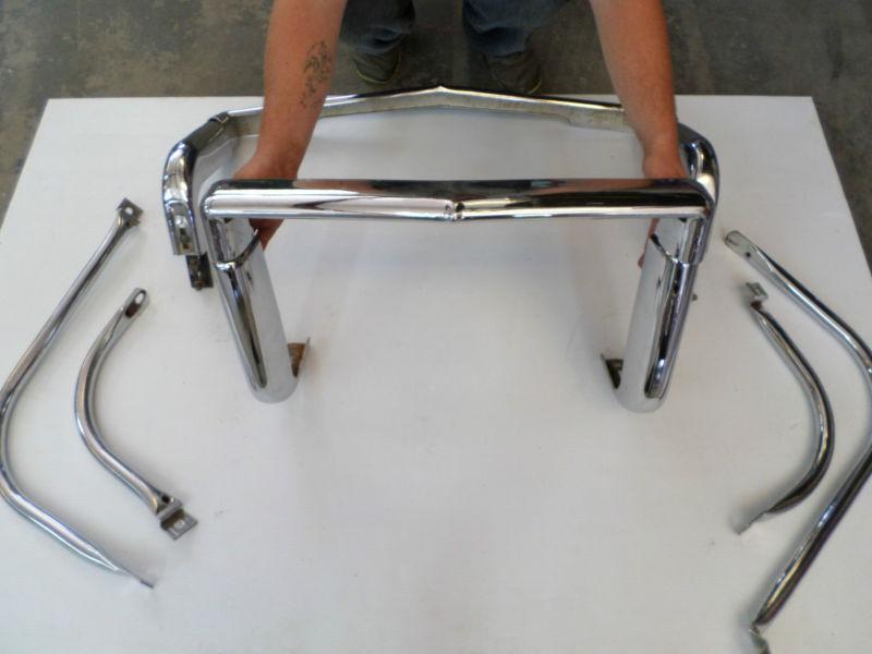 1949 50 51 FORD Bumper Guards Front and Rear NO RESERVE!!! GREAT Driver Quality!, US $225.00, image 12