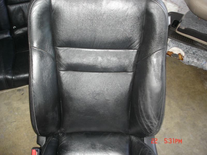 HONDA ACCORD BLACK LEATHER SEATS 4DR 2003 2004 FRONT & REAR, US $799.99, image 3