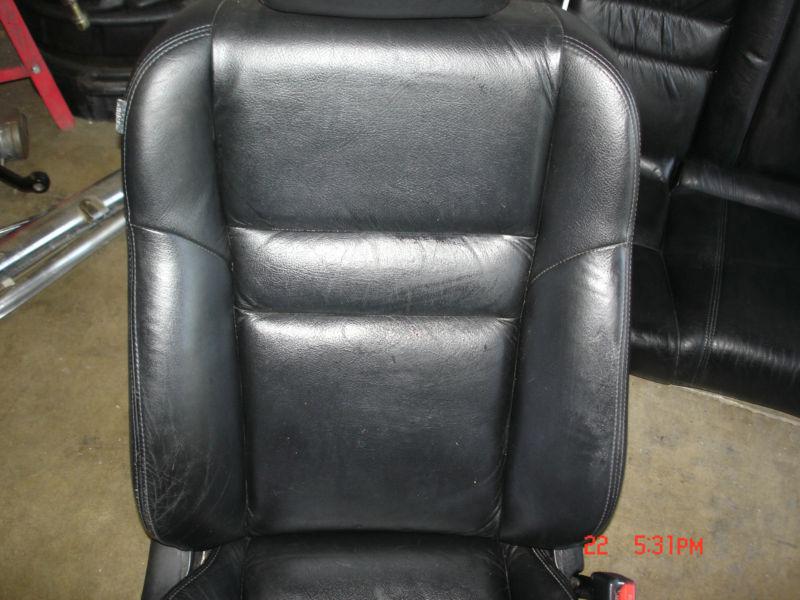 HONDA ACCORD BLACK LEATHER SEATS 4DR 2003 2004 FRONT & REAR, US $799.99, image 8