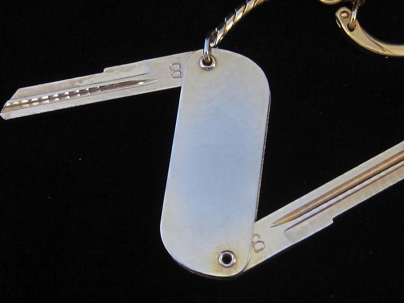 CHRYSLER Wax Seal Gold Twin FOLDING KEY 1949 1950 1951 1953-1955 NOS Vintage , US $29.95, image 2