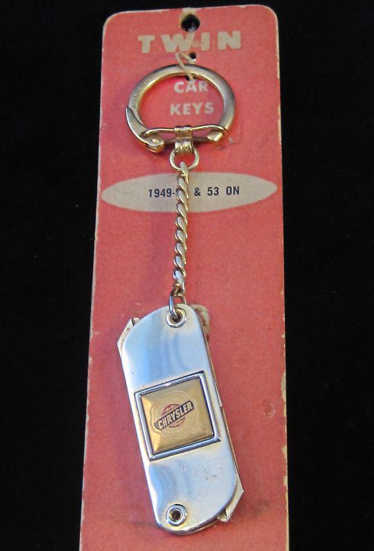 CHRYSLER Wax Seal Gold Twin FOLDING KEY 1949 1950 1951 1953-1955 NOS Vintage , US $29.95, image 5