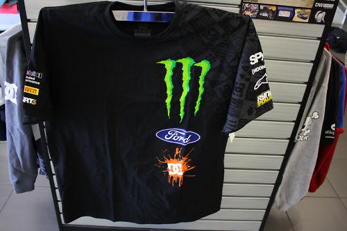 Womens dc ken block monster  check slider tshirt xsmall