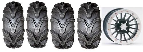 Itp sd dual beadlock 14" wheels 27" efx motomax tires kawasaki teryx mule