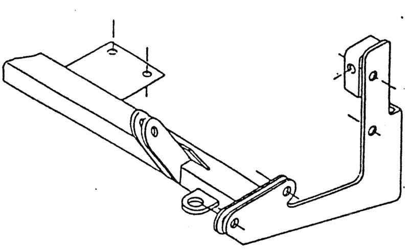 Blue ox bx2108 base plate for mazda progtege 90-94
