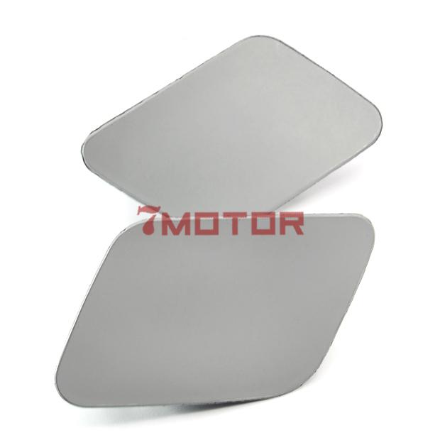 7m for 02-05 audi a6 c5 plastic headlight front lamp washer cover caps unpainted
