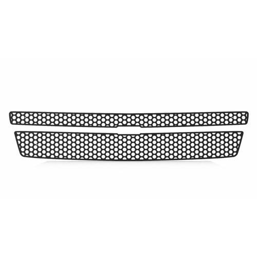 Chevy avalanche 07-13 except hybrid circle punch black powdercoat grill insert
