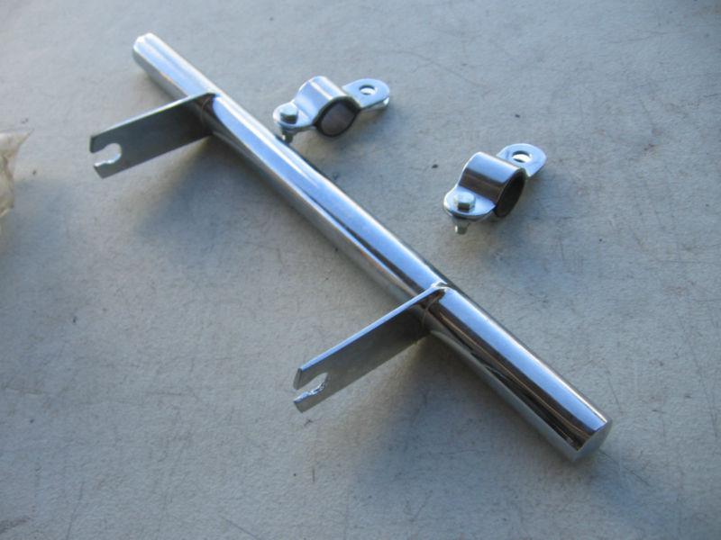 Harley-davidson chrome spot light bar big twin flathead knucklehead panhead