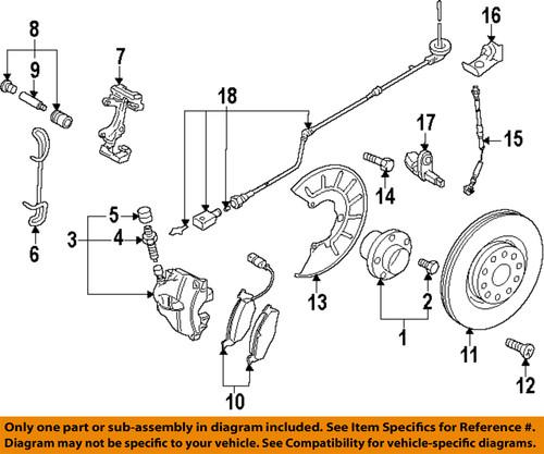 Volkswagen oem 1k0927903b abs wheel speed sensor wire harness/abs speed sensor