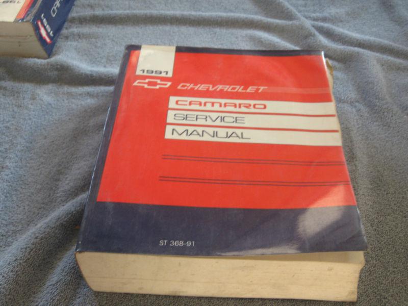 1991 chevrolet camaro factory service manual