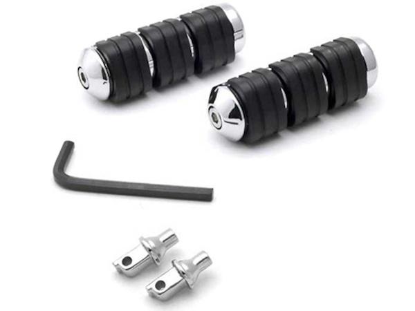 Front foot pegs motorcycle footrests l&r for 2002-2009 yamaha road star warrior