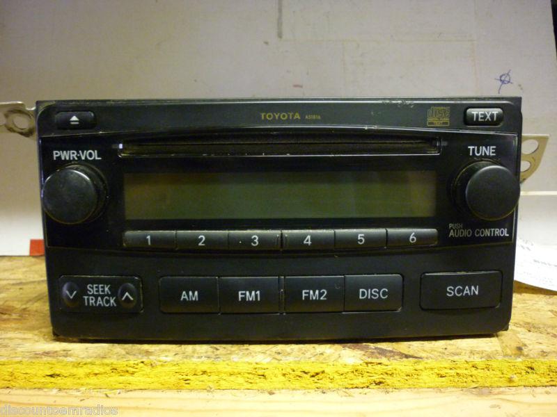 04-06 toyota matrix radio cd player a51816 86120-02400 *