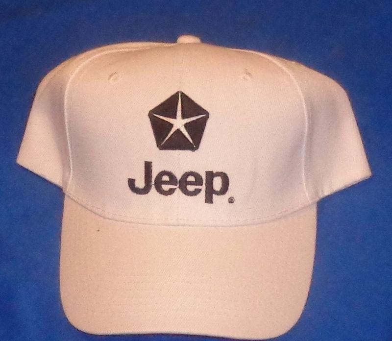 Chrysler / jeep     hat / cap   white