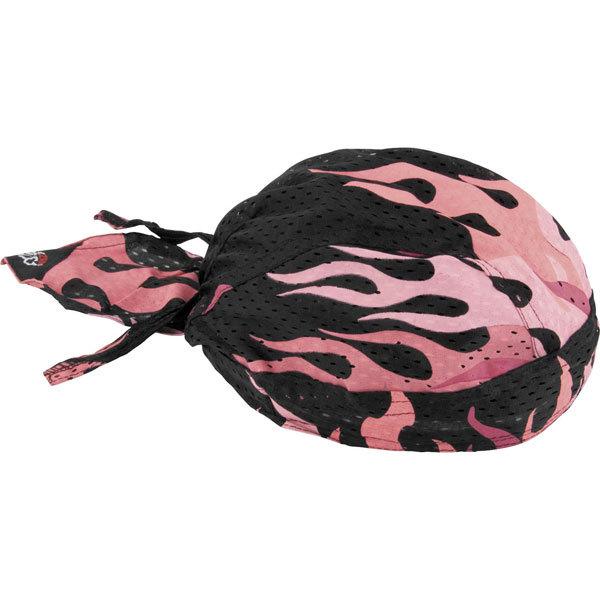 Pink zan headgear flames vented flydanna headwrap