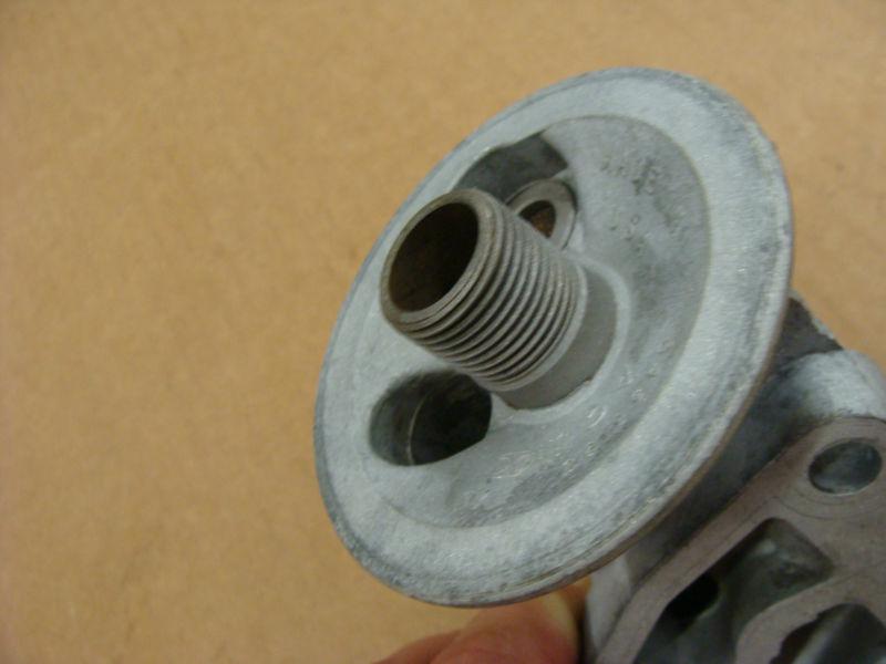 Find 77 78 79 Olds Oldsmobile V8 350 403 455 oil filter adaptor mount