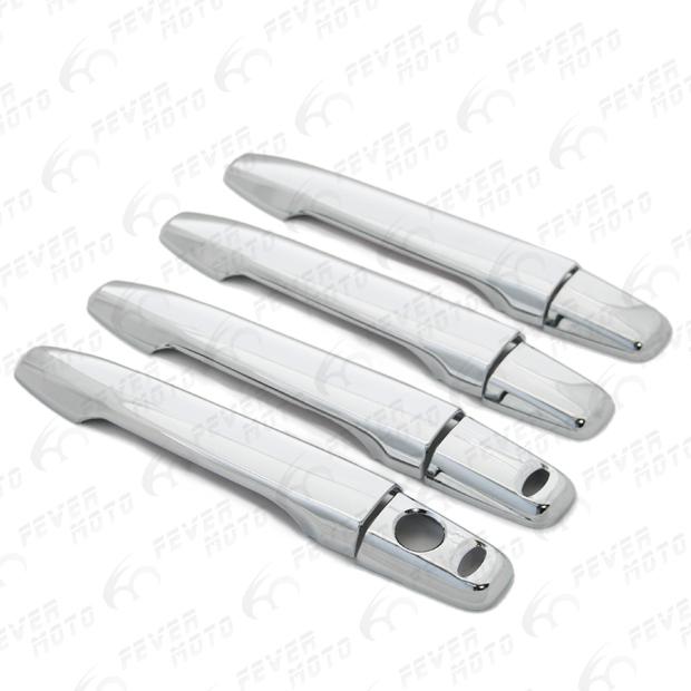 Chrome door handle cover trim for mitsubishi lancer outlander 08-12