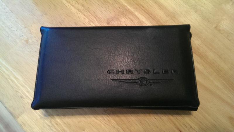 2004 chrysler pacifica owner's manual