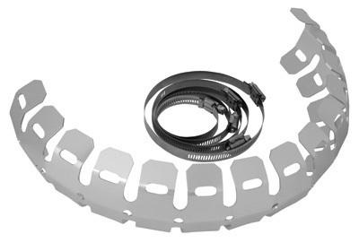 Aluminum pipe guard ktm crf rmz kx ktm yz yz450f