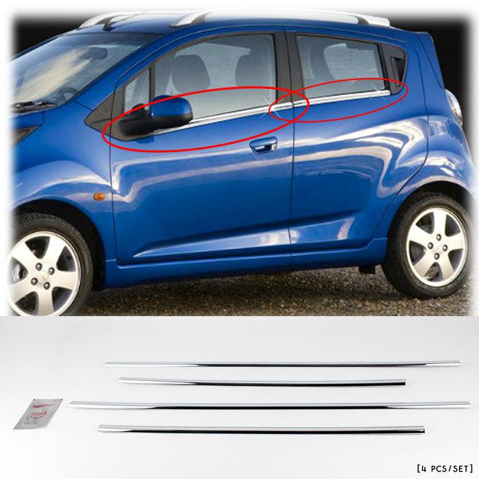 Find 2011+ Spark/Matiz Creative Chrome Window Molding Car Exterior Trim moulding K254 in Korea