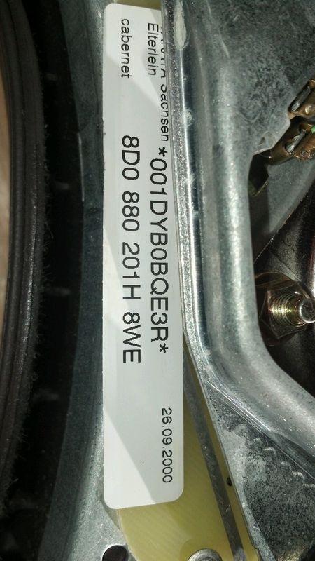 Audi a4 airbag 2001 8d0 880 201h 8we, US $22.99, image 2