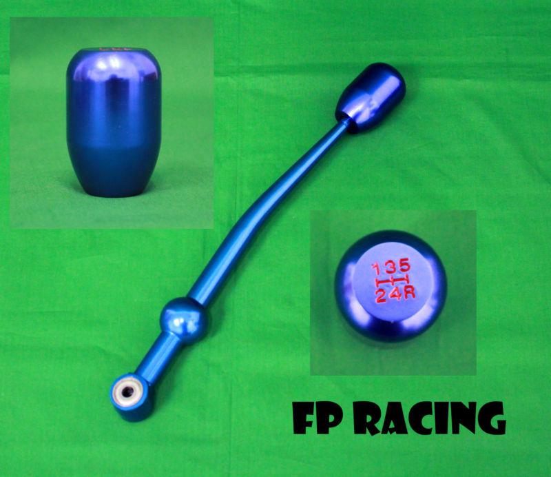 Find 9600 jdm Civic Type R style aluminum short throw shifter & knob Blue 5 speed EK in