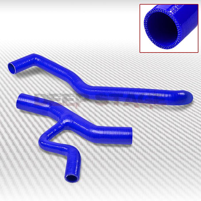 3-ply silicone radiator hose tube high temp 96-04 ford mustang gt 4.6l v8 blue